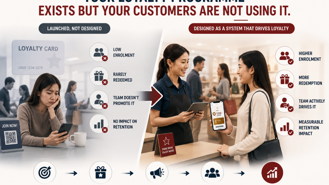 Customer loyalty programme improving retention and customer engagement